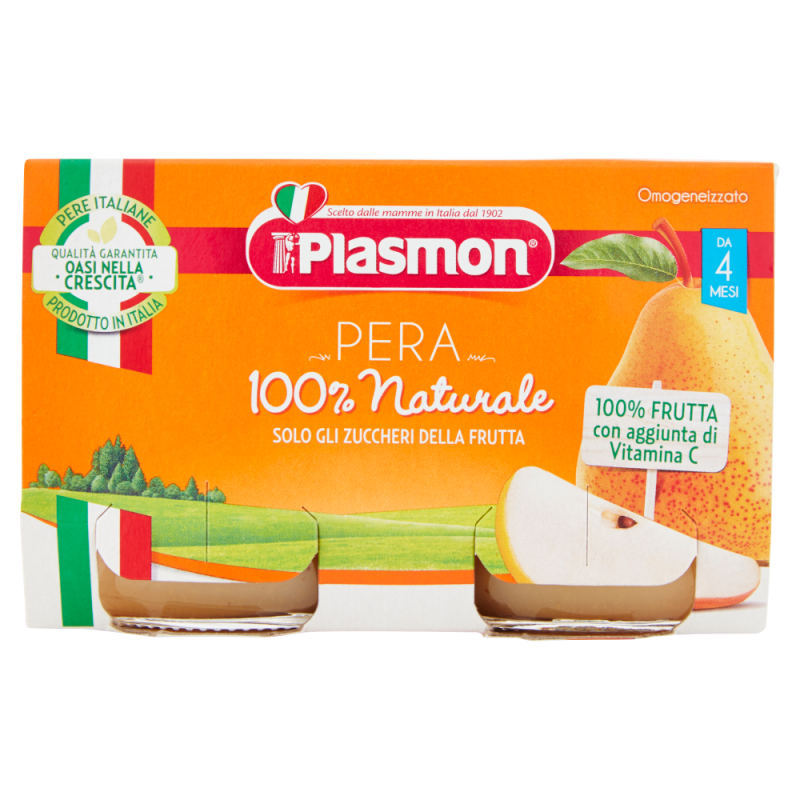 Meta description-Plasmon Pera Omogeneizzato 2 X 104 G