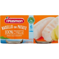 Meta description-Plasmon Omogeneizzato Pesce Nasello Con Patate - 2x80 GR