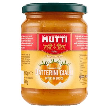 MUTTI VETRO DATTERINI GIALLI SUCCO