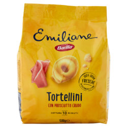 Meta description-Barilla Emiliane Tortellini Con Prosciutto Crudo 500 G