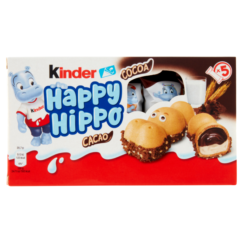 Meta description-Kinder Happy Hippo Cocoa 105g