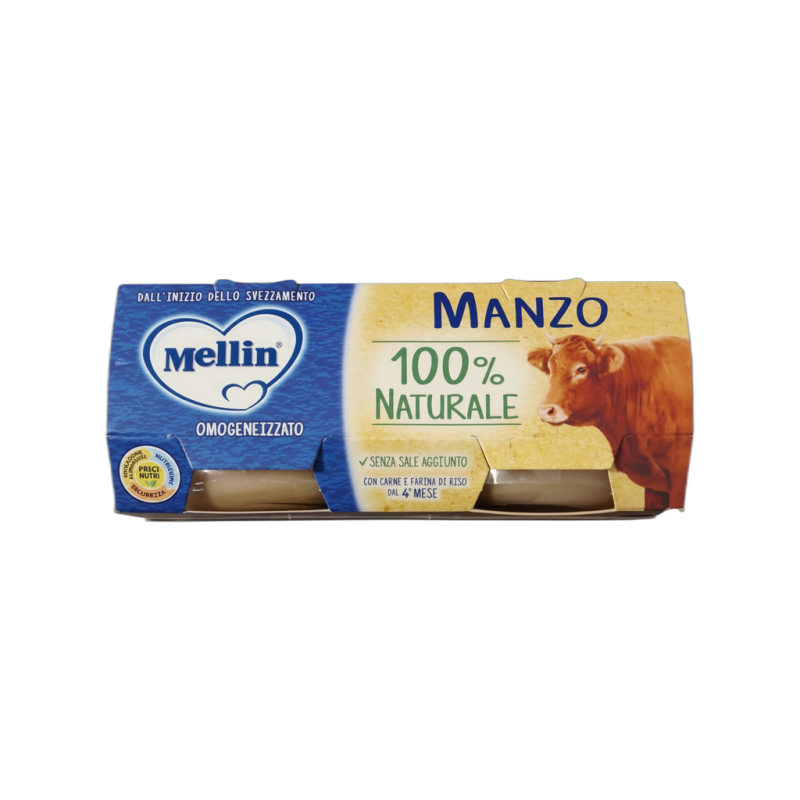 MELLIN 2X80 MANZO OMOGENEIZZATO